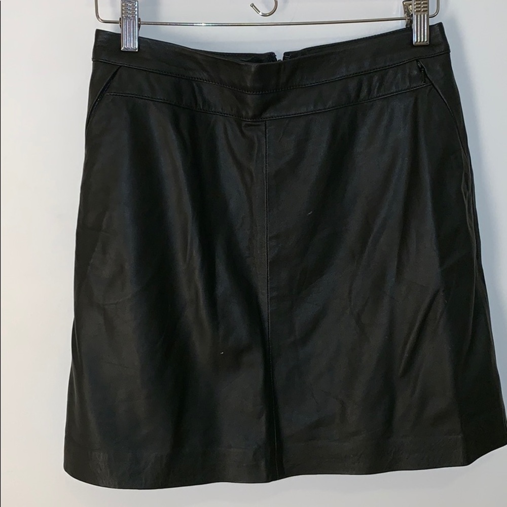 Leather skirt